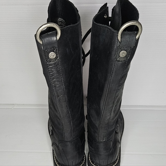 John Fluevog Bertman Tall Derby Boots Discontinued | 7th Heaven Collection 7.5 - Picture 7 of 16